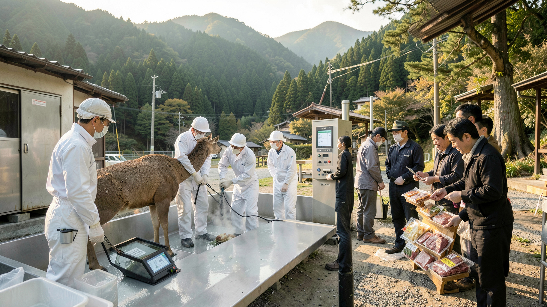 天龍村のジビエ処理施設が示す、獣害対策と地域産業を両立する道のイメージ画像